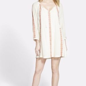 Hinge Embroidered Dress Size L